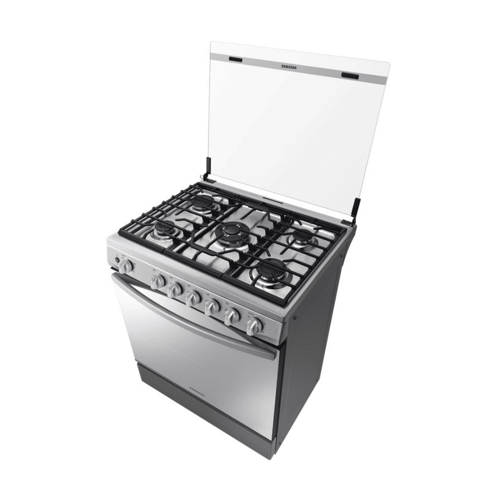 COCINA A GAS SAMSUNG NX52T7322PS GLP/GN 5 HORNILLAS MIRROR LOOK PLATA - 2