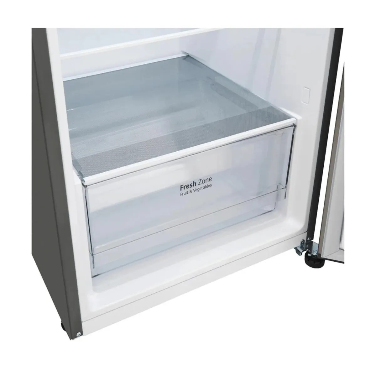 REFRIGERADORA GT31WPP 314L DOOR COOLING TOP MOUNT PLATEADA LG + BASE CON RUEDAS - 4
