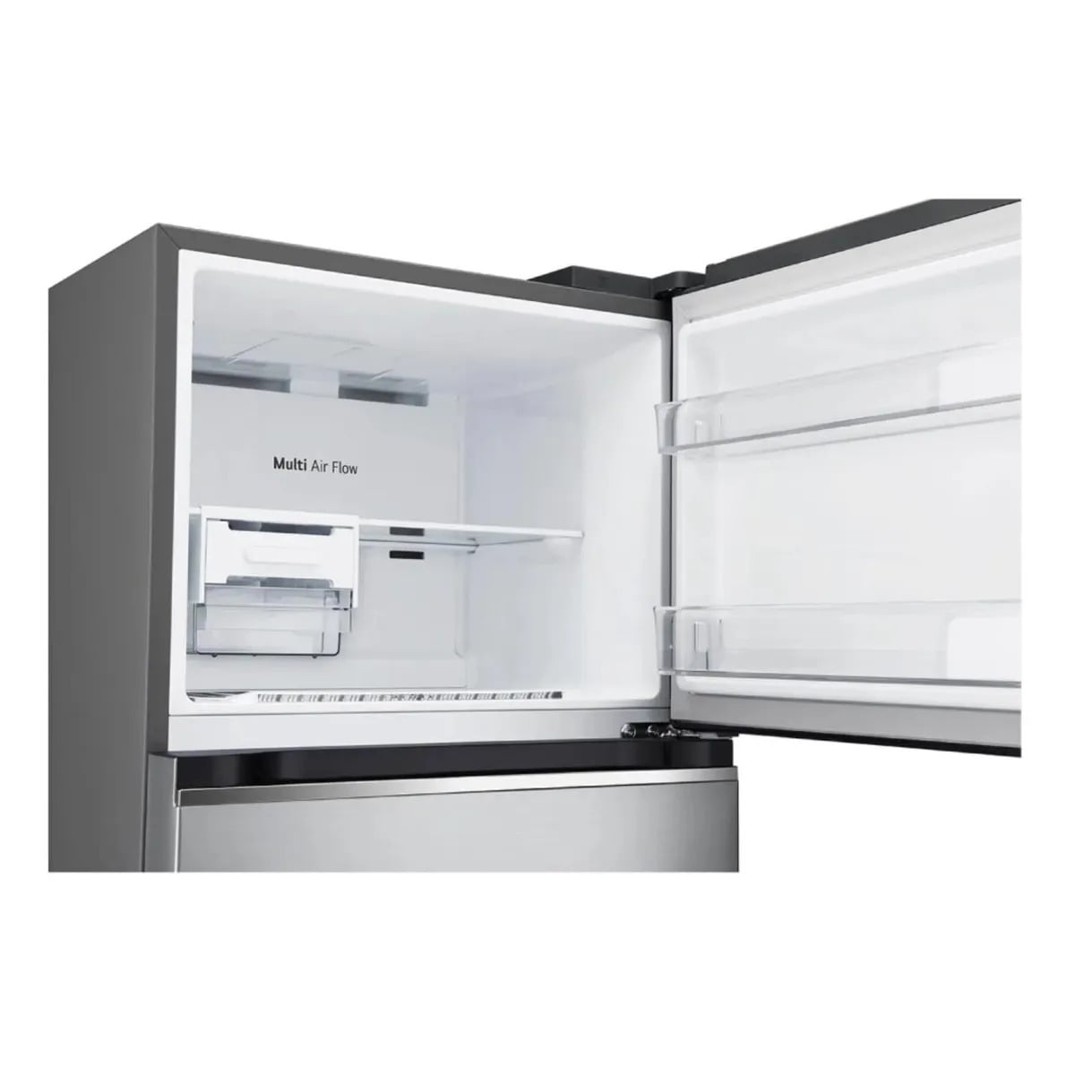REFRIGERADORA GT31WPP 314L DOOR COOLING TOP MOUNT PLATEADA LG + BASE CON RUEDAS - 5
