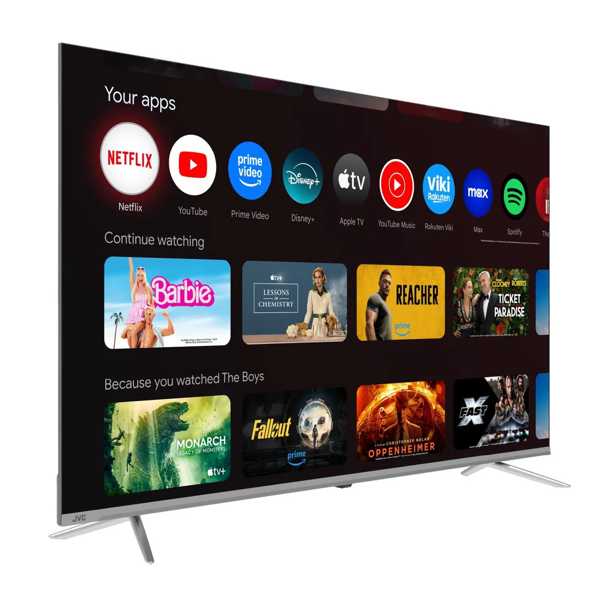 TELEVISOR JVC 65 QLED 4K GOOGLE TV - 2