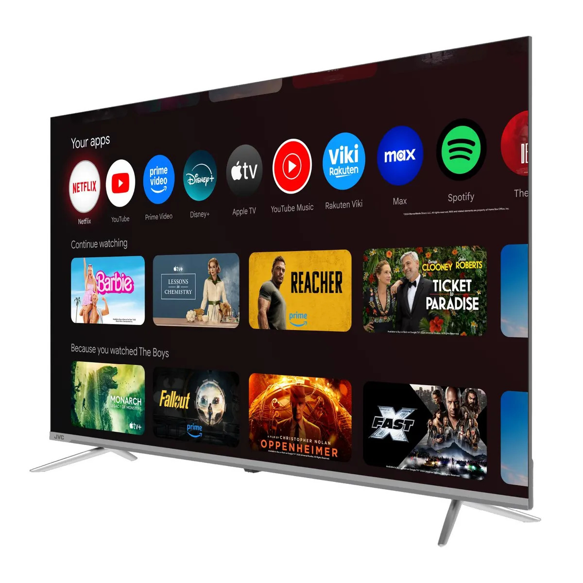 TELEVISOR JVC 65 QLED 4K GOOGLE TV - 3