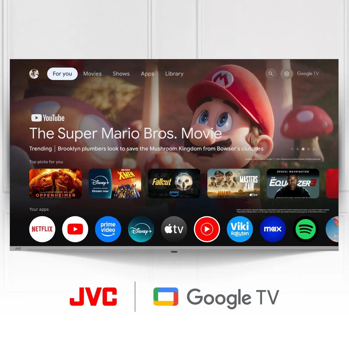 TELEVISOR JVC 65 QLED 4K GOOGLE TV - 4