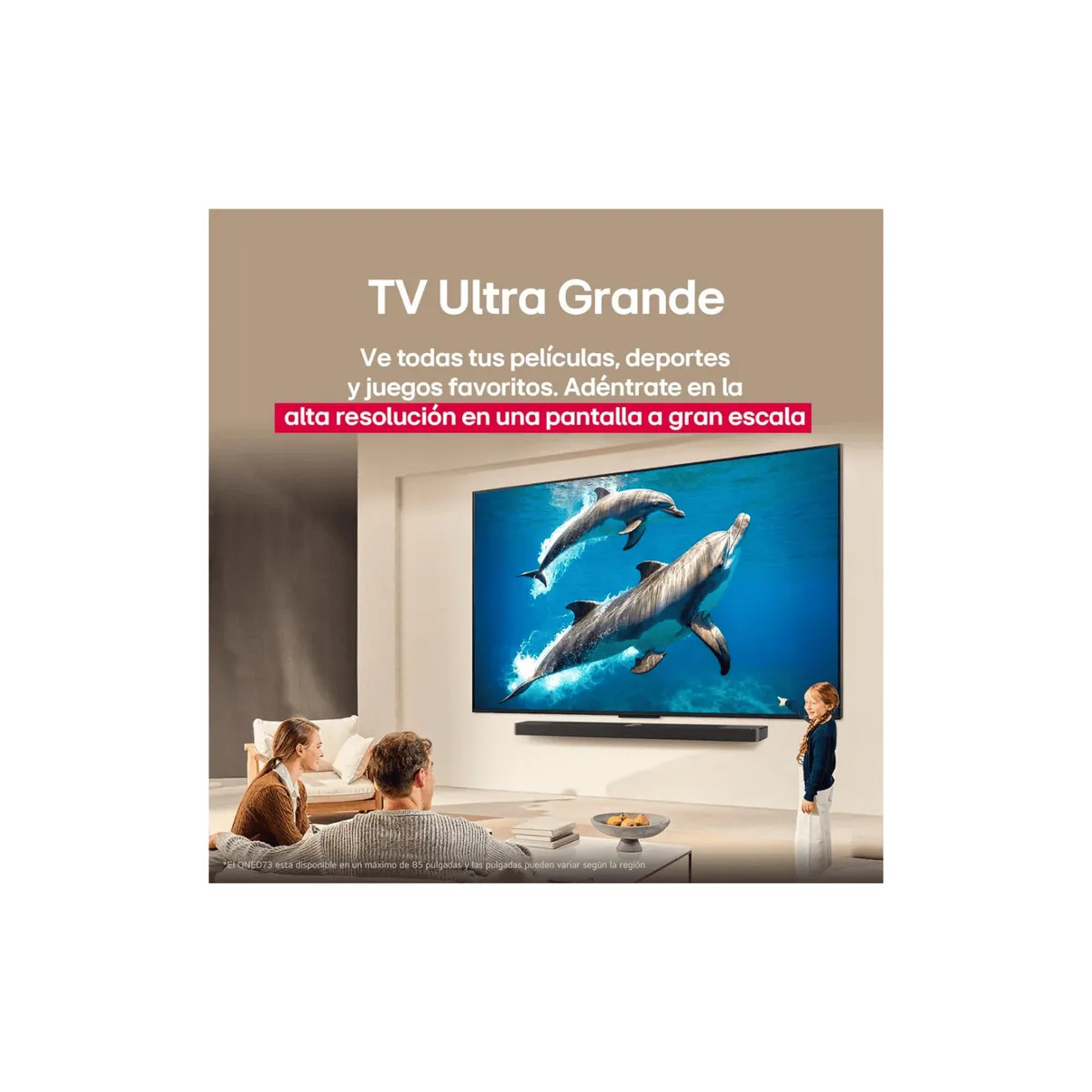 TELEVISOR LG 55 QNED 4K UHD SMART TV 55QNED73ASA CON THINQ AI HDR10 WEBOS + CONTROL MAGIC - 7