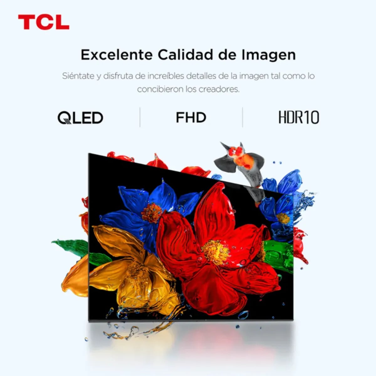 TELEVISOR TCL QLED 40 FHD SMART GOOGLE TV 40S5K + ANTENA DIGITAL + RACK - 3