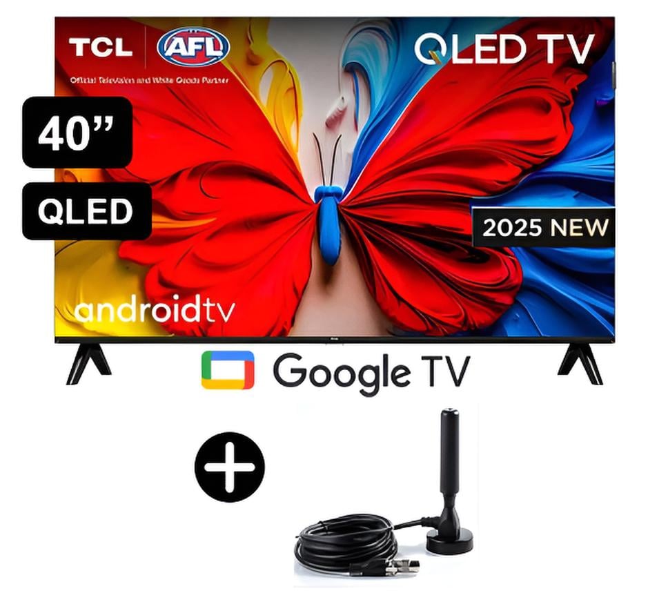 TELEVISOR TCL QLED 40 FHD SMART GOOGLE TV 40S5K + ANTENA DIGITAL - 1