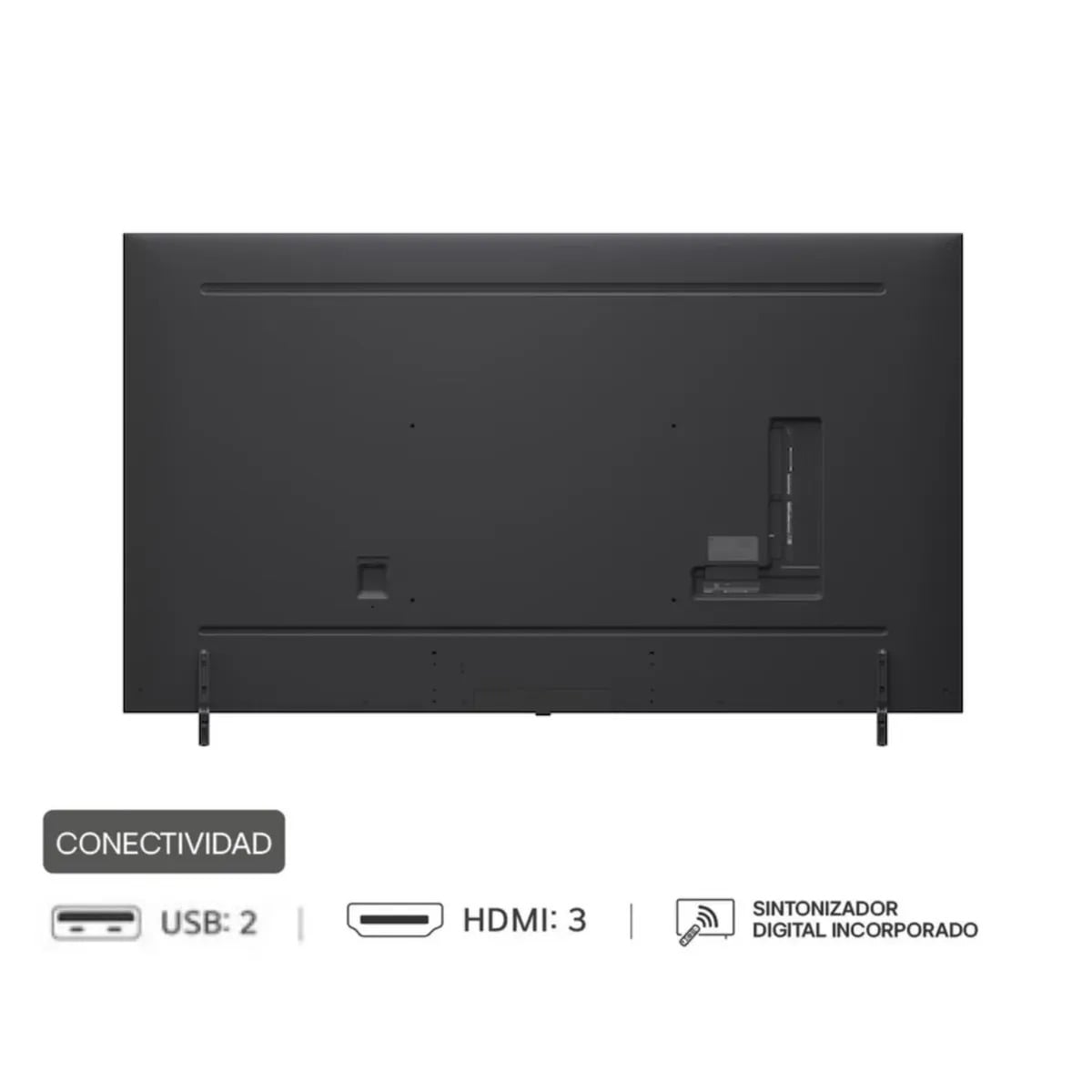 TELEVISOR LG 86 QNED SMART TV 4K THINQ AI 86QNED80ASA - 3