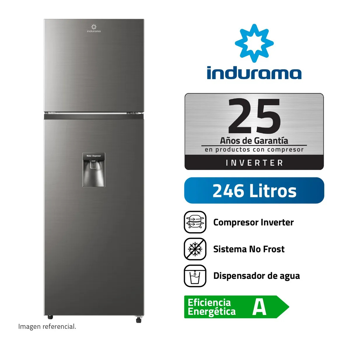 REFRIGERADORA 246L CROMA RI-389DI - 1