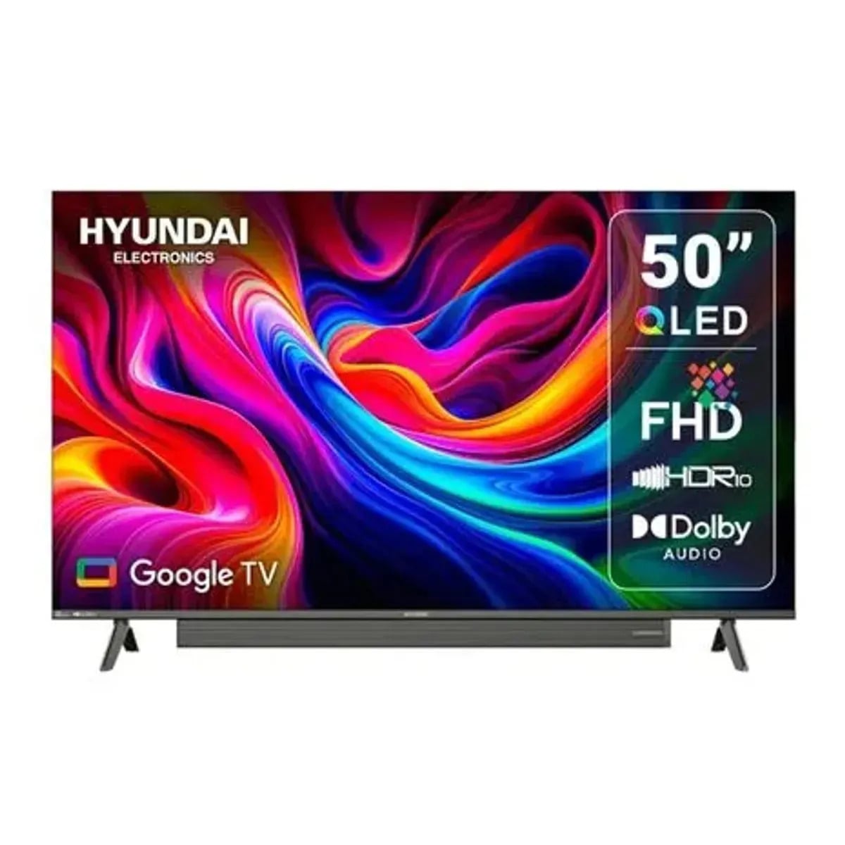 TELEVISOR HYUNDAI QLED 50 HYLED5029QFG CON SOUNDBAR INTEGRADO + AUDIFONO - 4