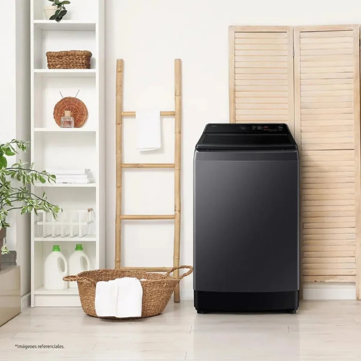 LAVADORA SAMSUNG 17KG ECOBUBBLE AI WA40F17E7CPE GRAFITO + PLANCHA - 7