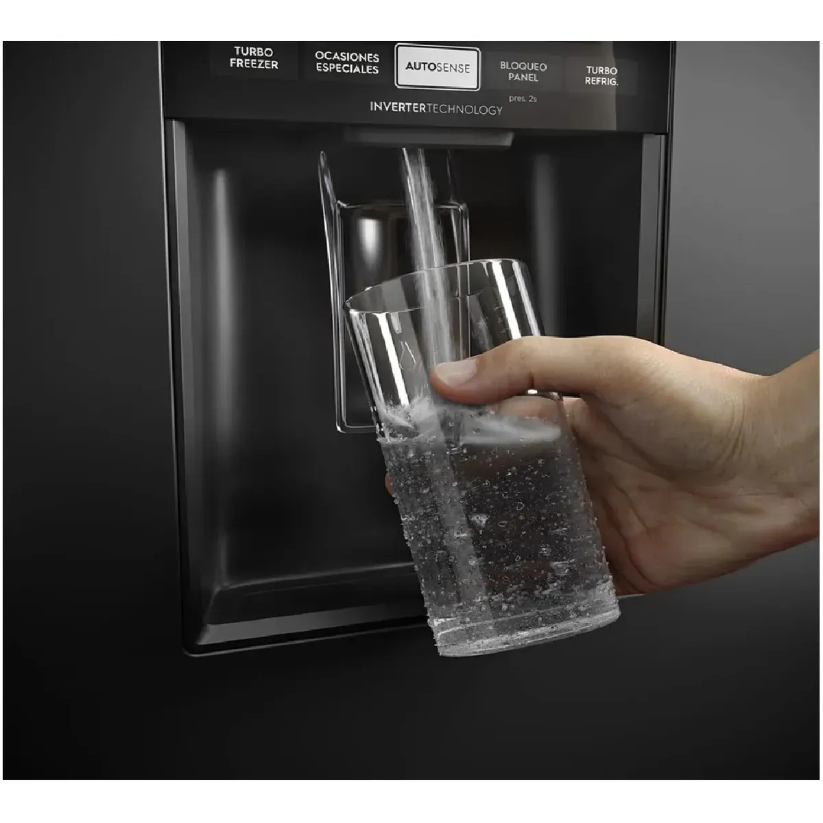 REFRIGERADORA ELECTROLUX SIDE BY SIDE 419L NEGRO ERS45F2P5EB + MICROONDAS 20 L - 6