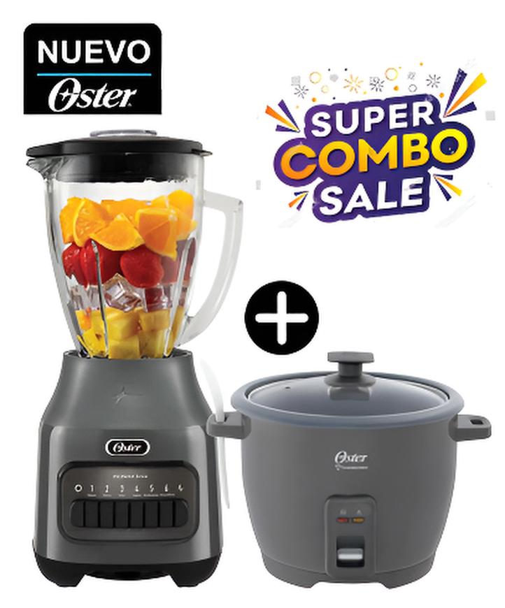 COMBO OSTER LICUADORA 1.5 LITROS BLSTPEG-GPB + OLLA ARROCERA DE 1.8 L CKSTRCB10DFSKE - 1