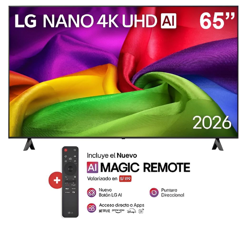 TELEVISOR LG 65' NANO 4K UHD AI SMART TV 2026 65NU800BPSBQ - 1
