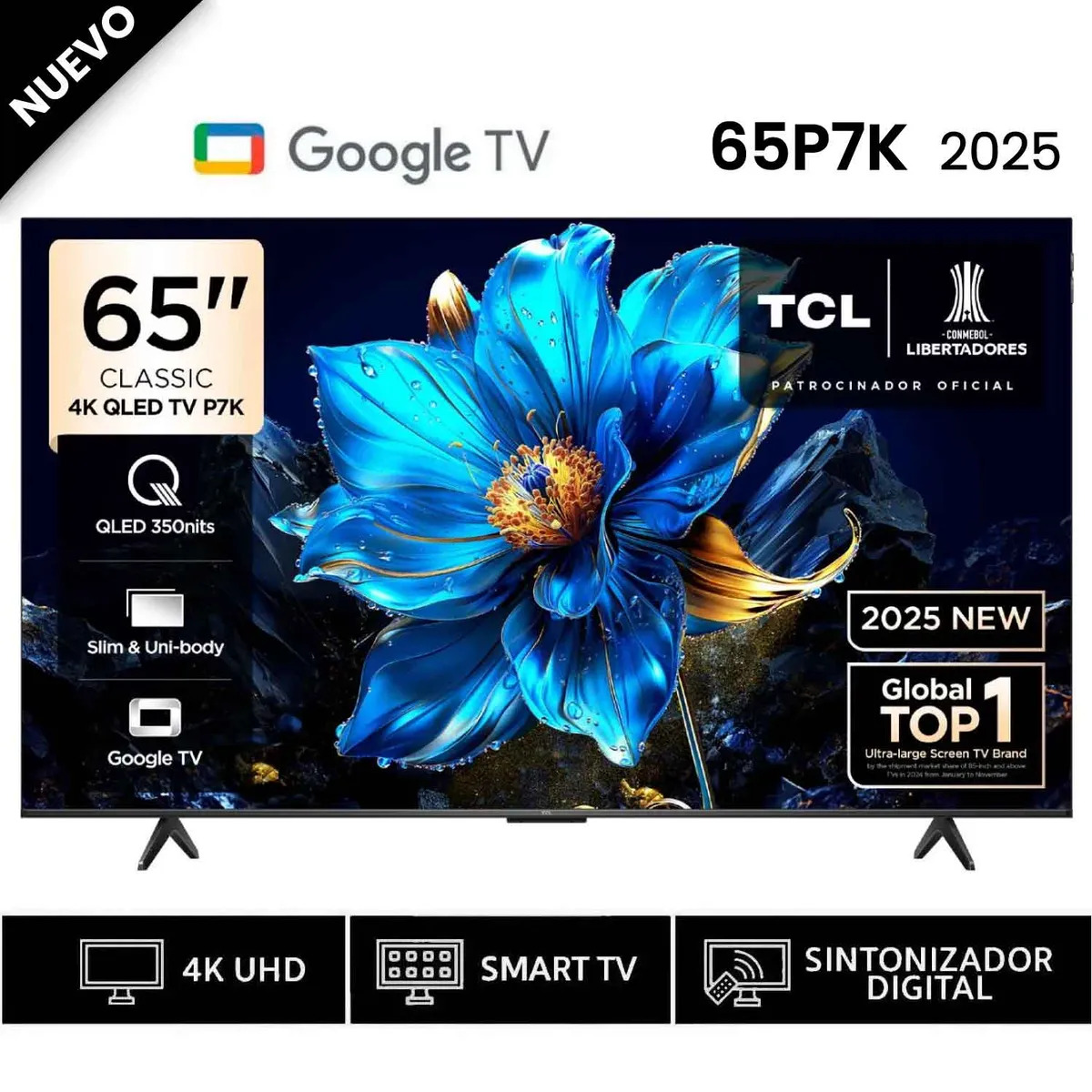 TELEVISOR QLED 4K UHD 65 P7K 65P7K TCL - 1
