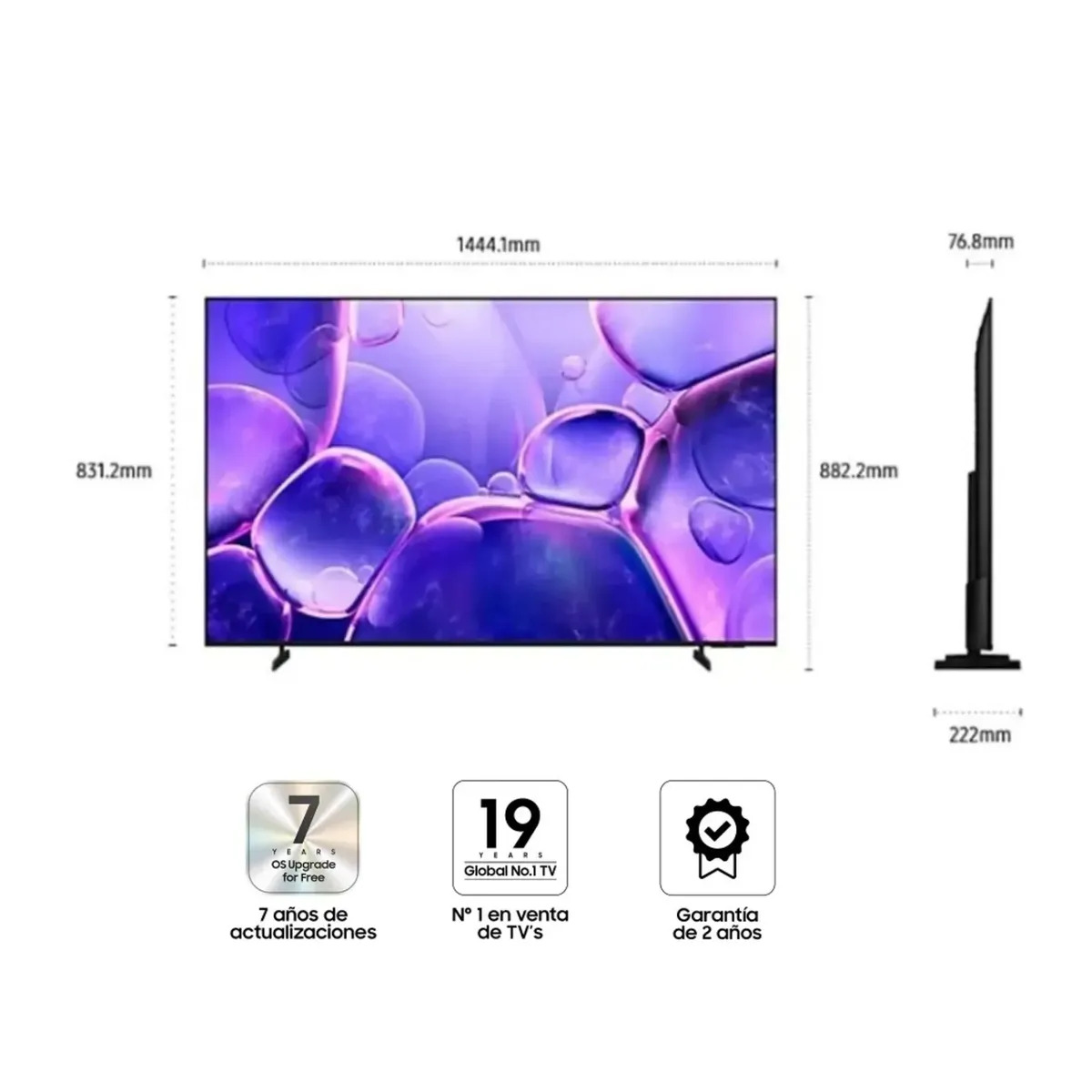 TELEVISOR SAMSUNG SMART TV 55 CRYSTAL UHD 4K UN55U8000FGXPE + SOUNDBAR HW-B400F - 2