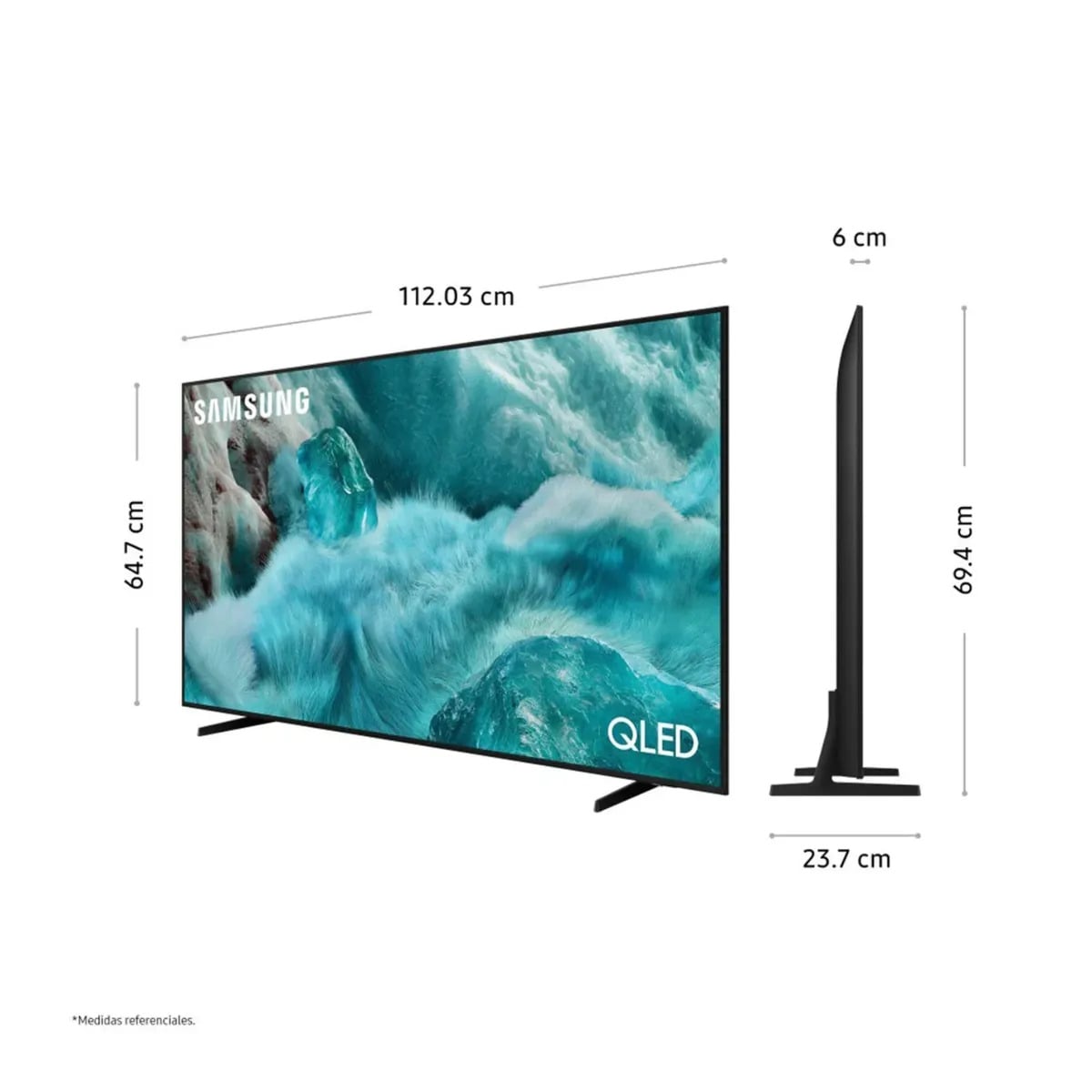 TELEVISOR SAMSUNG QLED TIZEN OS SMART TV 50 4K 50Q7F - NUEVO - 2