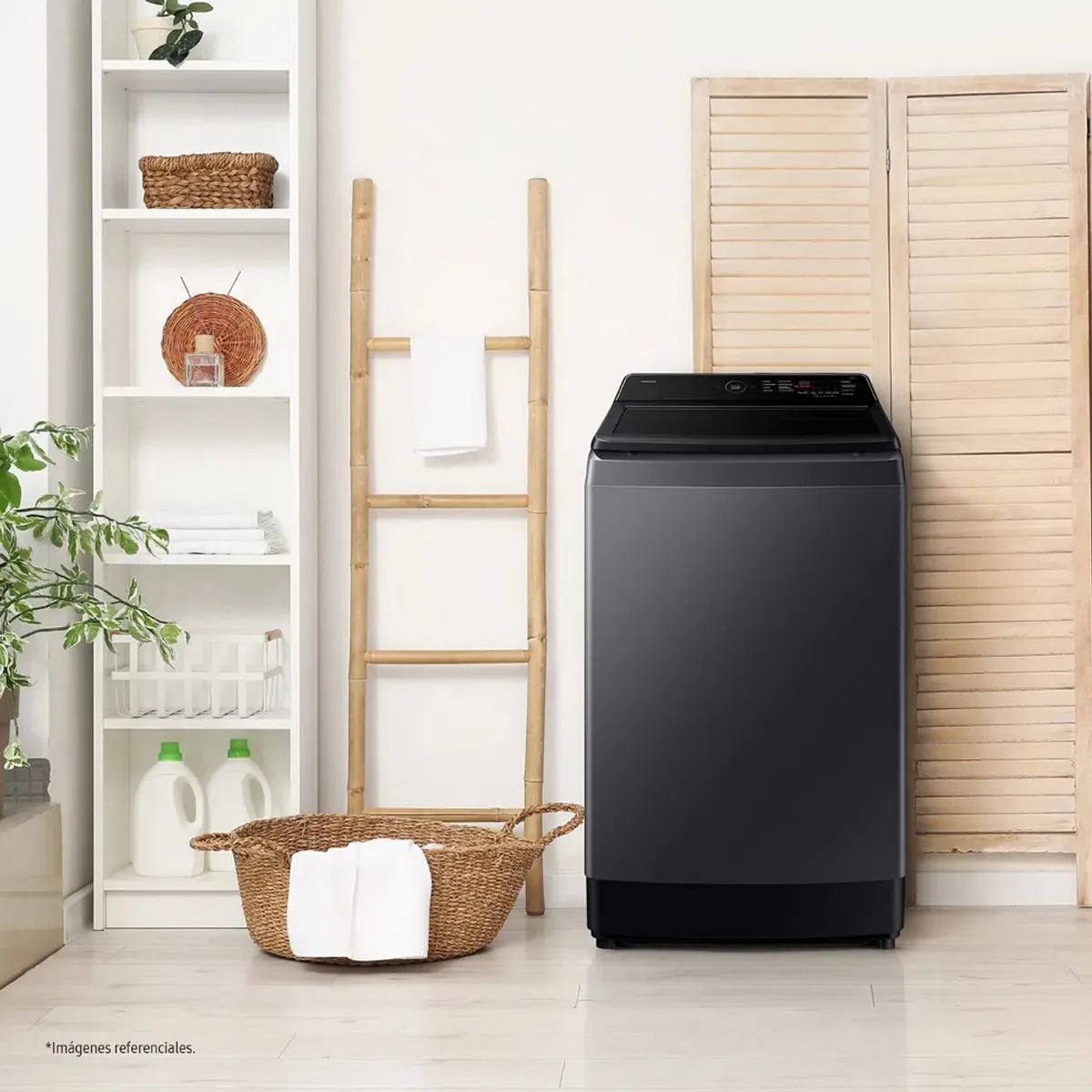 LAVADORA ECOBUBBLE 19KG GRIS GRAFITO SAMSUNG WA40F19E7CPE - 6