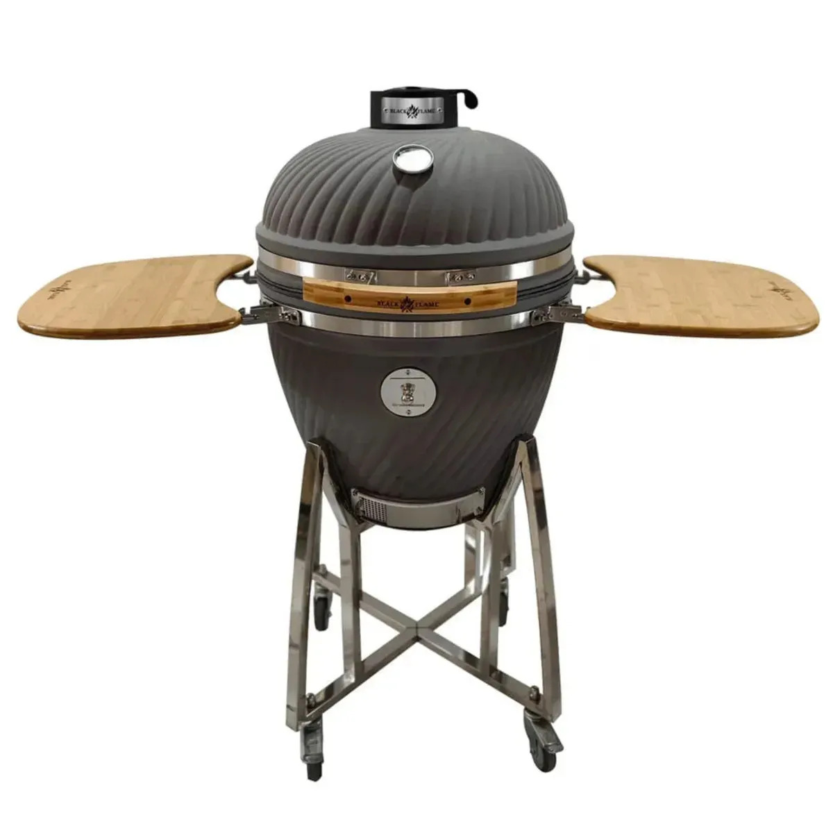 HORNO KAMADO PREMIUM BLACK FLAME 22 KS-22-SP-G - GRIS - 2