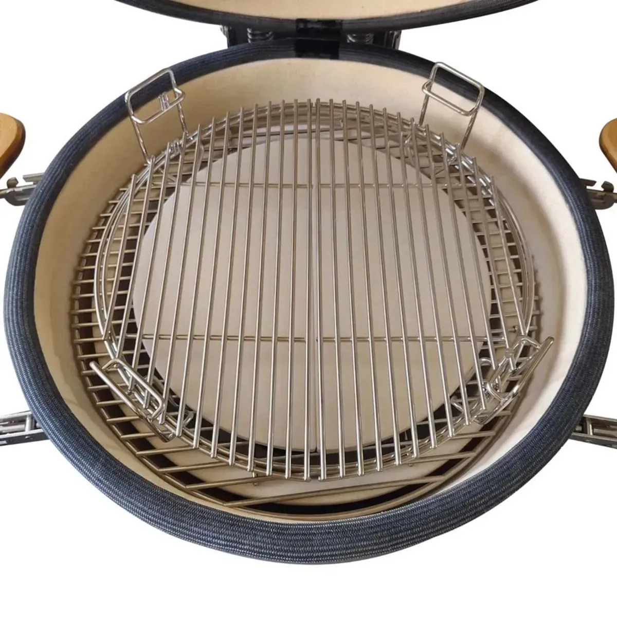 HORNO KAMADO PREMIUM BLACK FLAME 22 KS-22-SP-G - GRIS - 4