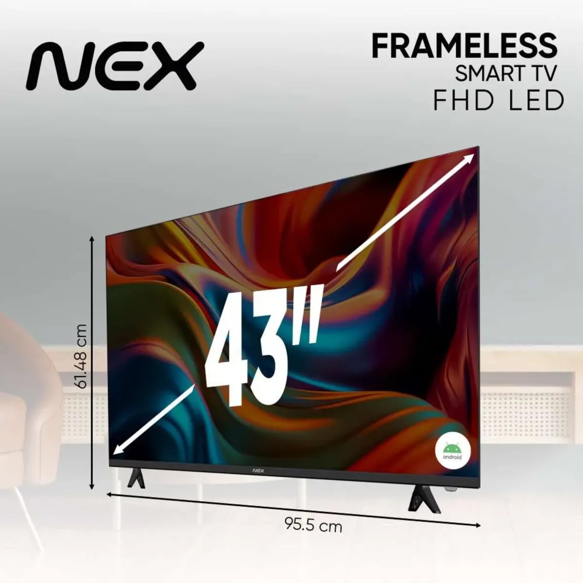 TELEVISOR SMART TV NEX 43 TVLED43S LED FHD - 5