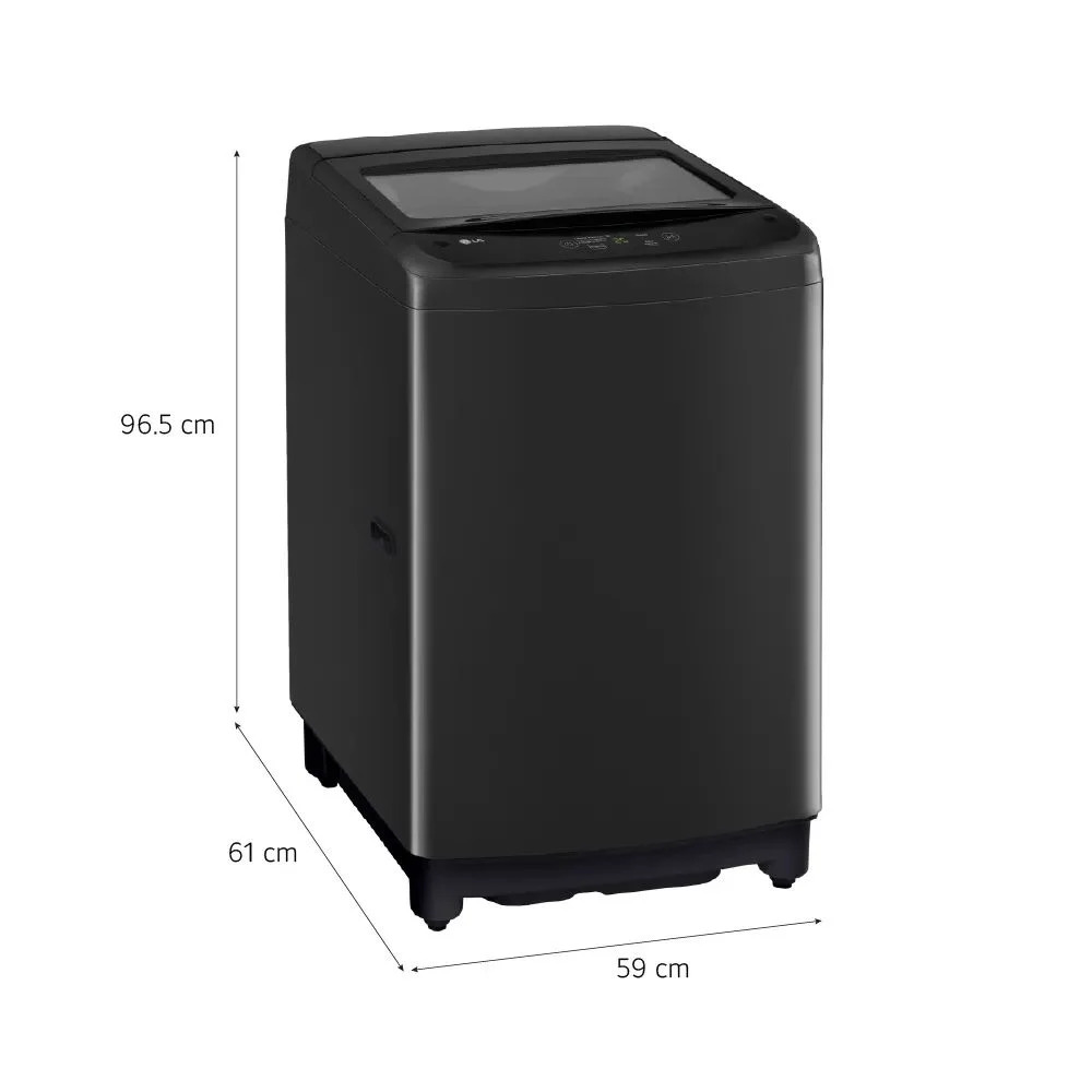 LAVADORA LG CARGA SUPERIOR 13KG WT13OBVTB ONYX NEGRO - 3