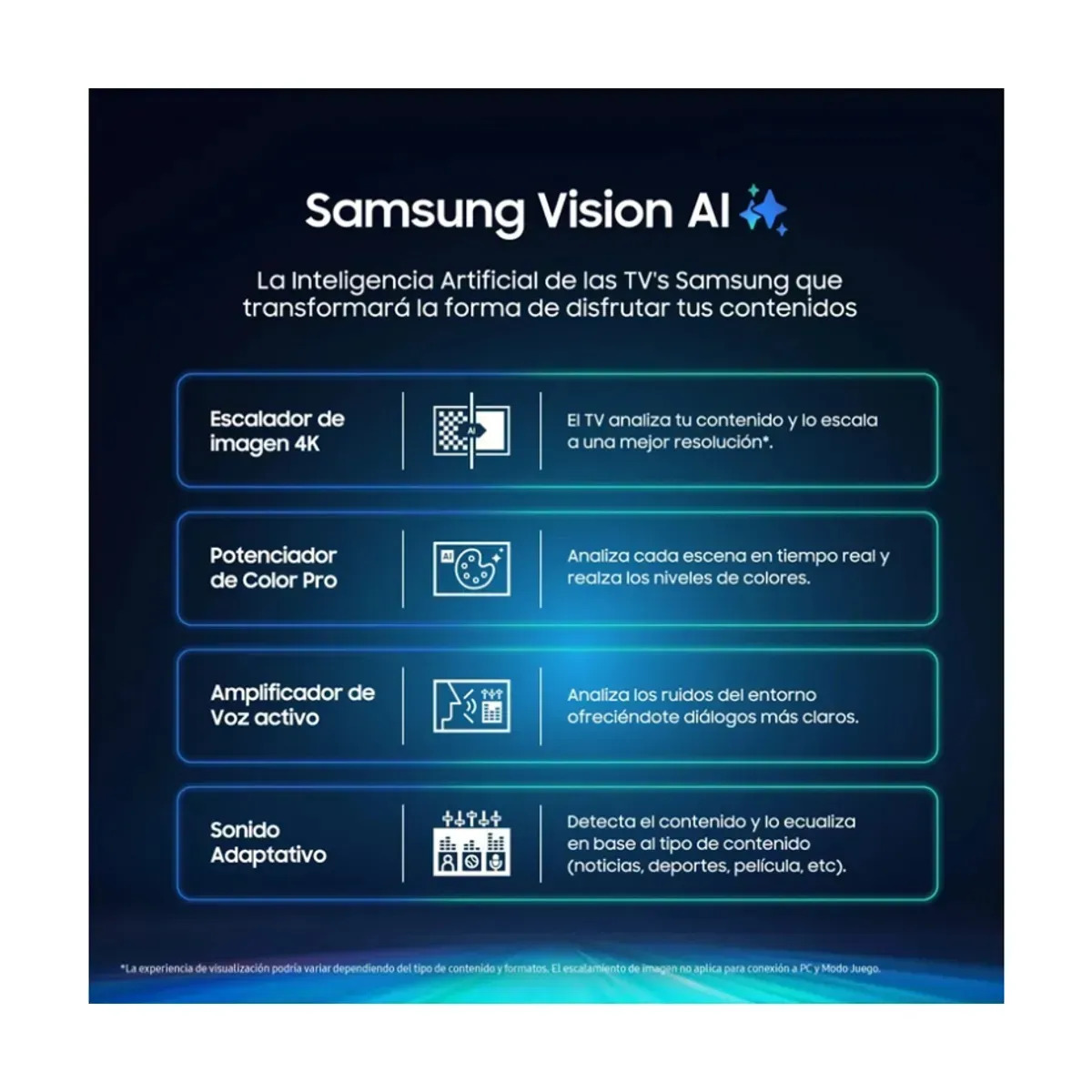 TELEVISOR SAMSUNG QLED 55' SMART UHD 4K VISION AI 55Q8F - 6
