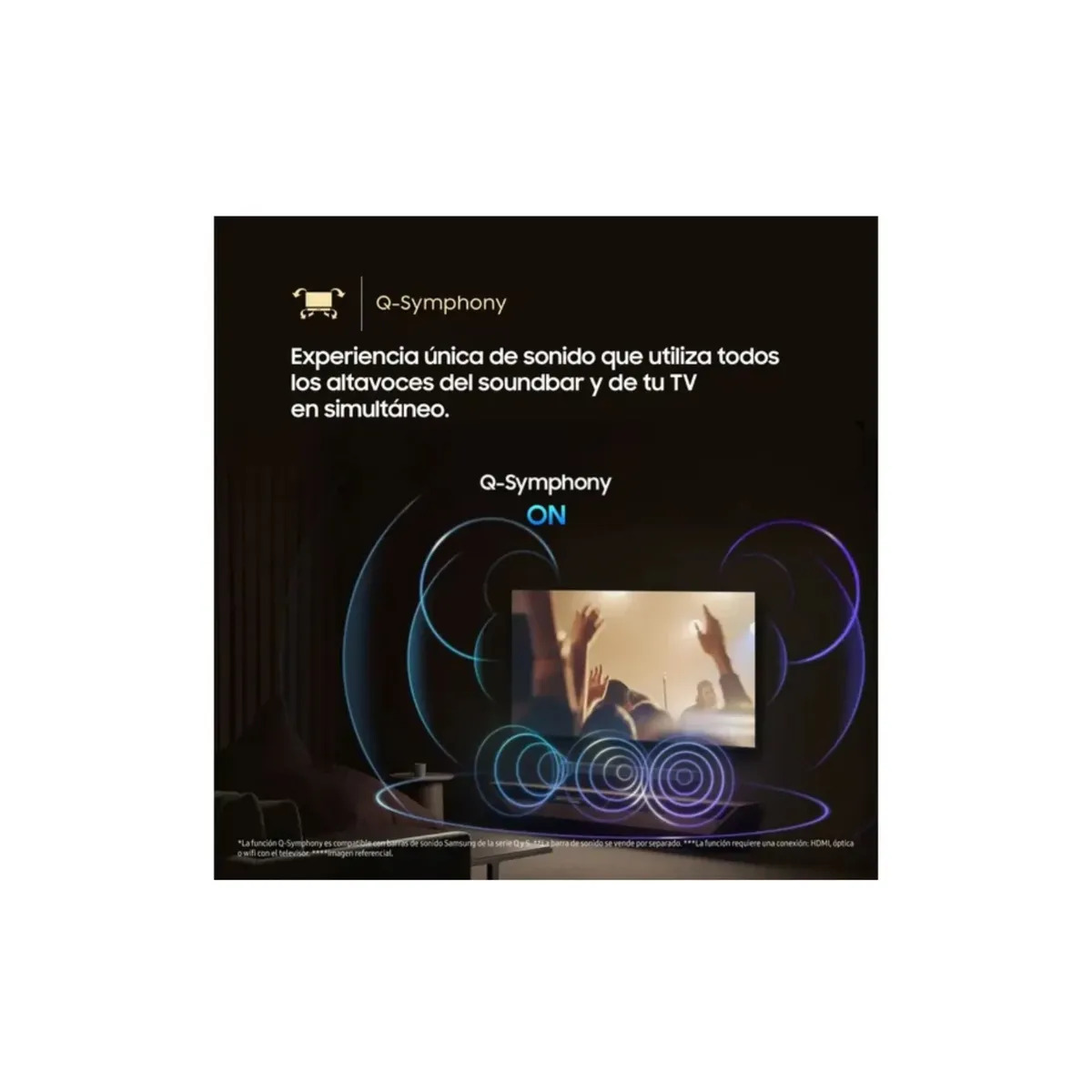 TELEVISOR SAMSUNG QLED 55 VISIÓN AI SMART TV QN55Q8F + RACK + ANTENA DIGITAL - 6