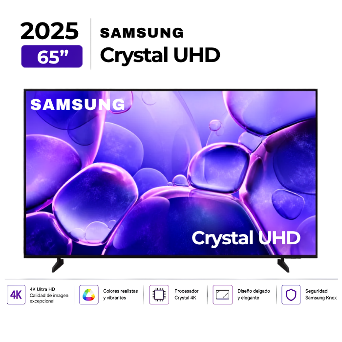 TELEVISOR SAMSUNG 65' SMART CRYSTAL UHD 4K 65U8000FG - 1