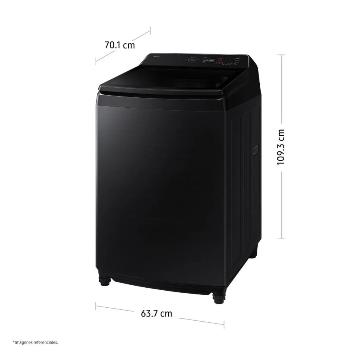 LAVADORA SAMSUNG 19KG CON IA WA80F19S8BPE + SECADORA DE TOALLA - 3