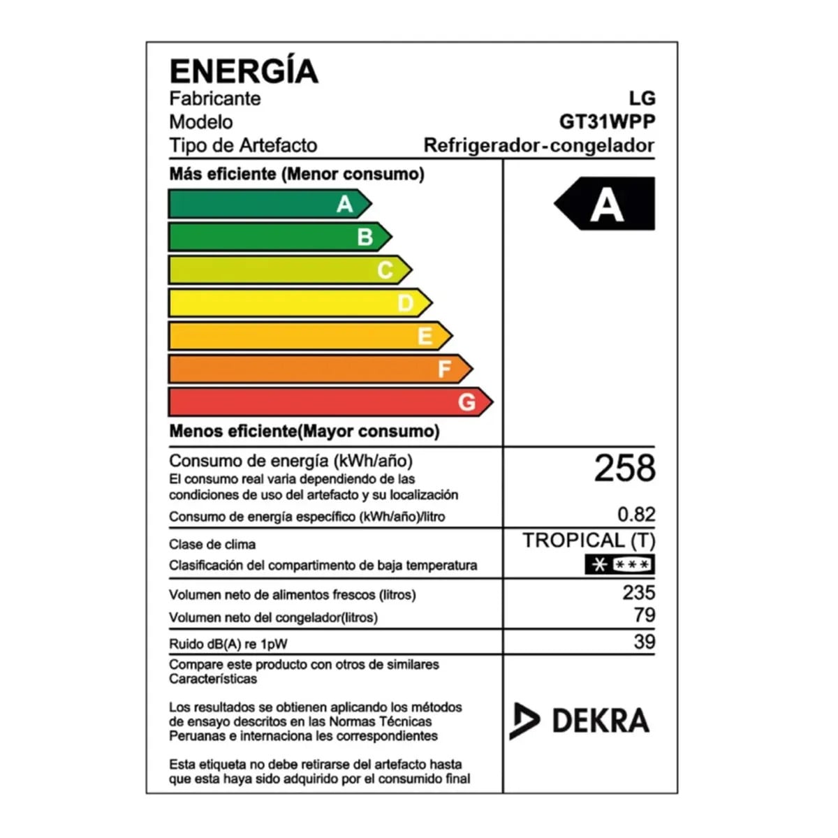 REFRIGERADORA LG GT33WPP 334L NO FROST DOOR COOLING TOP FREEZER PLATEADO + LICUADORA IMACO - 8