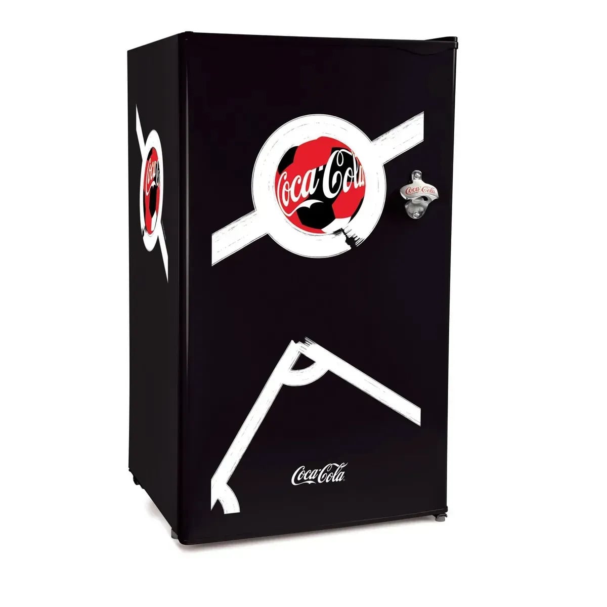 FRIGOBAR NOSTALGIA 90 LT COCA COLA CKRF32CBWC-B NEGRO + 6 LATAS COCA-COLA - 2