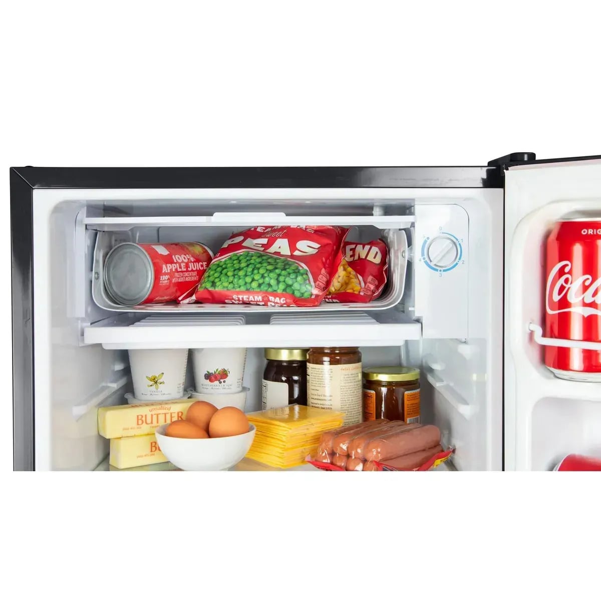FRIGOBAR NOSTALGIA 90 LT COCA COLA CKRF32CBWC-B NEGRO + 6 LATAS COCA-COLA - 4