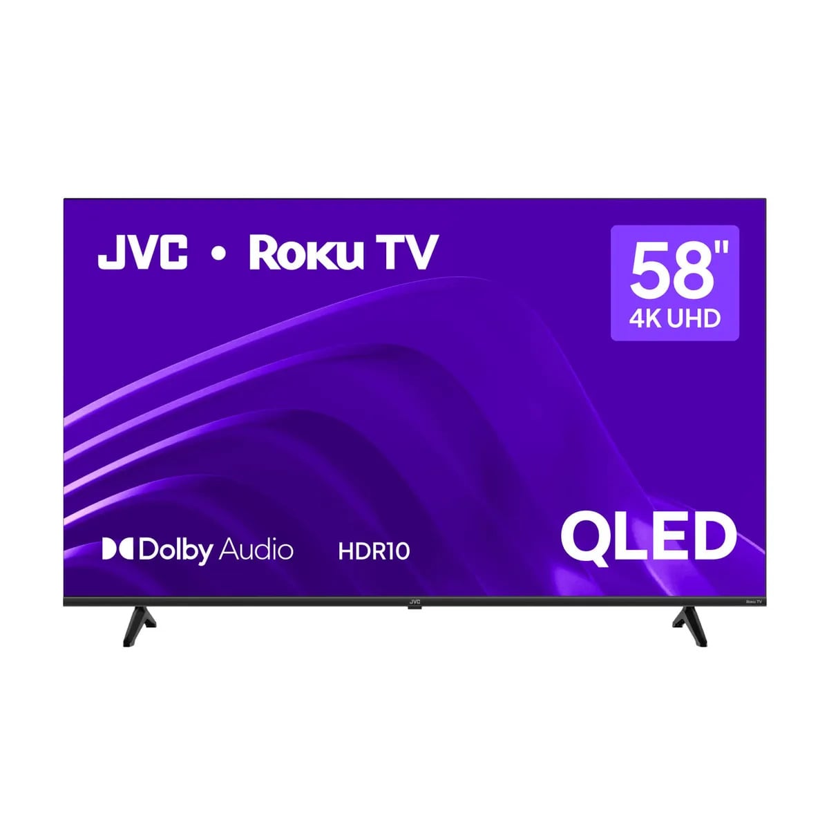 TELEVISOR JVC 58'' QLED 4K UHD ROKU TV - 1