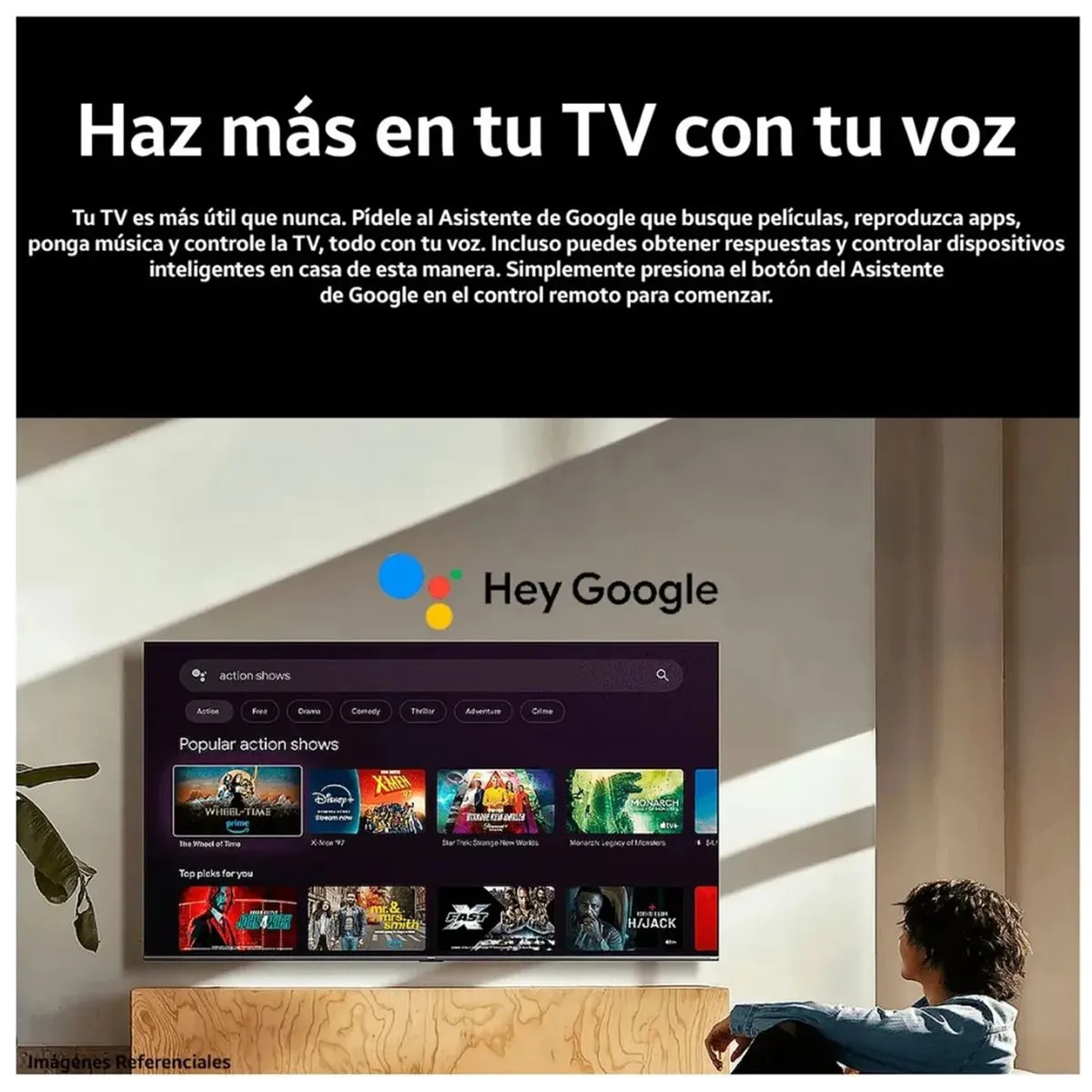 TELEVISOR XIAOMI 55' QD MINI LED 4K GOOGLE TV 2026 + ANTENA DIGITAL - 5