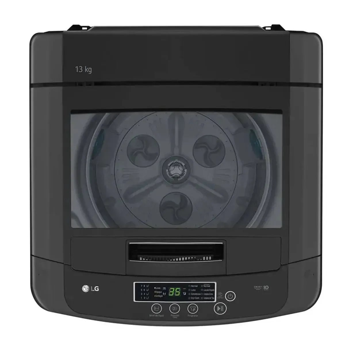 LAVADORA LG 13 KG CARGA SUPERIOR TURBODRUM™ WT13BVTB NEGRO + SECADORA DE TOALLAS - 5