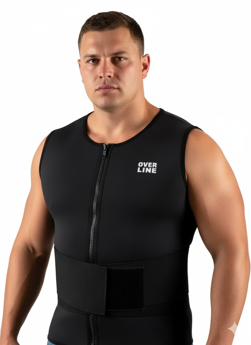 CHALECO TERMO REDUCTOR FAJA HOMBRE 3XL - 1