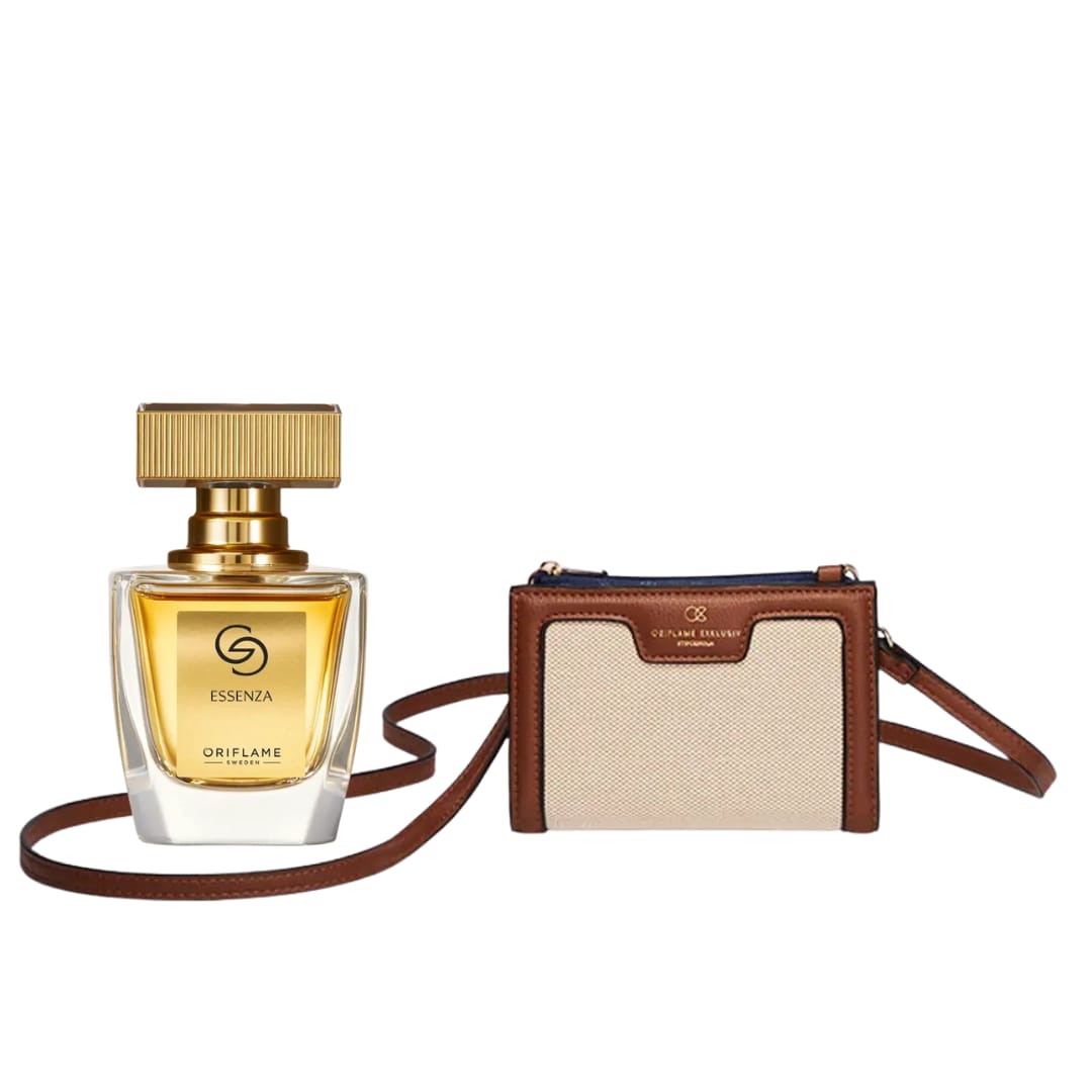 PERFUME GIORDANI GOLD ESSENZA+ BILLETERA CON CORREA ACCOLADE - 1