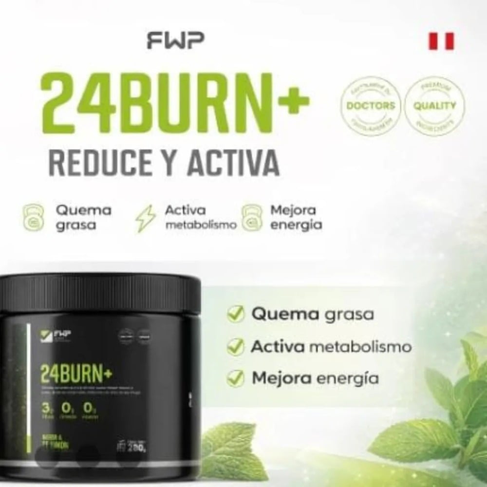 QUEMADOR DE GRASA EN POLVO 24BURN+ BY FWP - 2