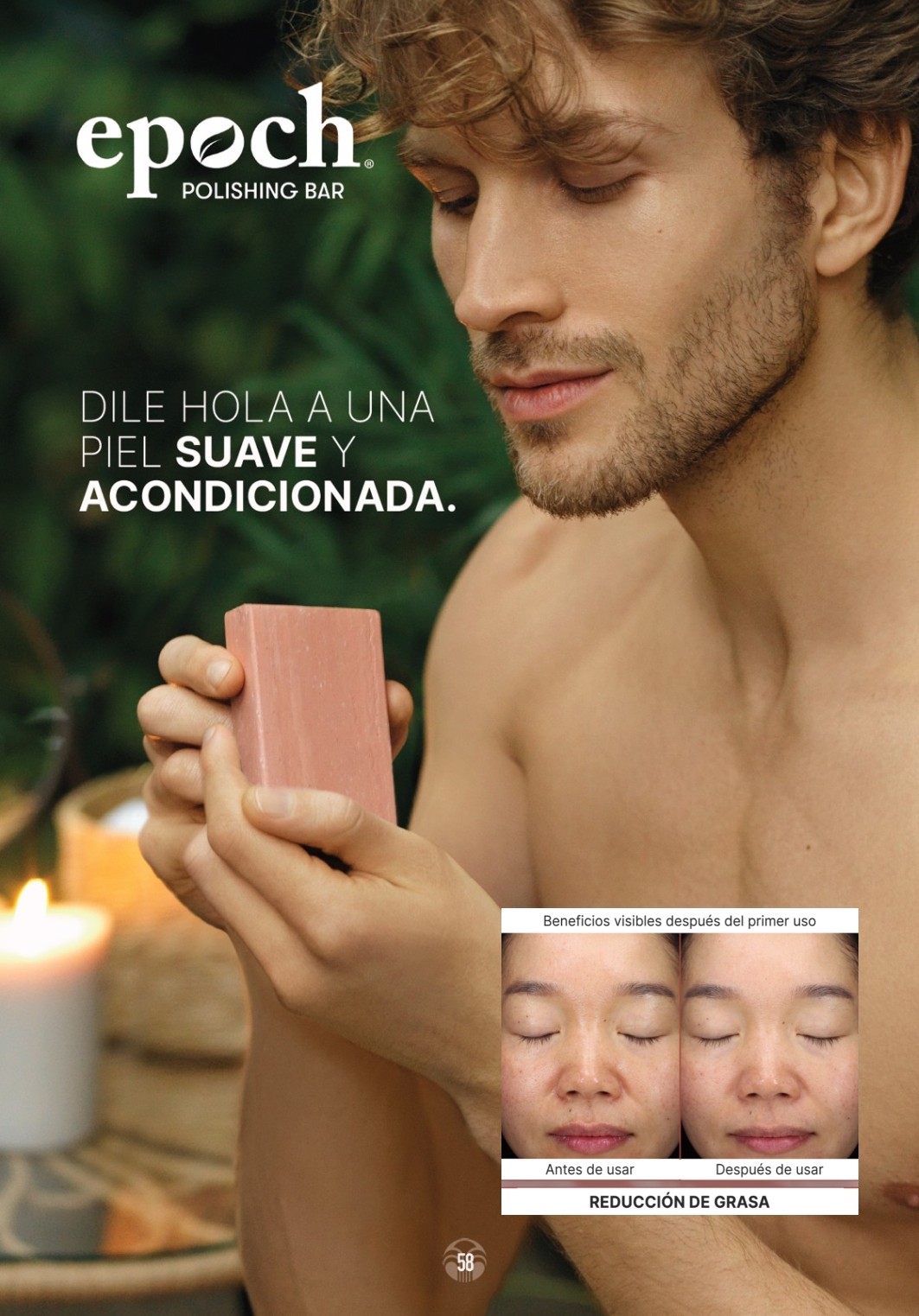 NU SKIN BARRA EXFOLIANTE - EPOCH POLISHING BAR -USA!!! PARA UNA PIEL SIN MANCHAS - 7