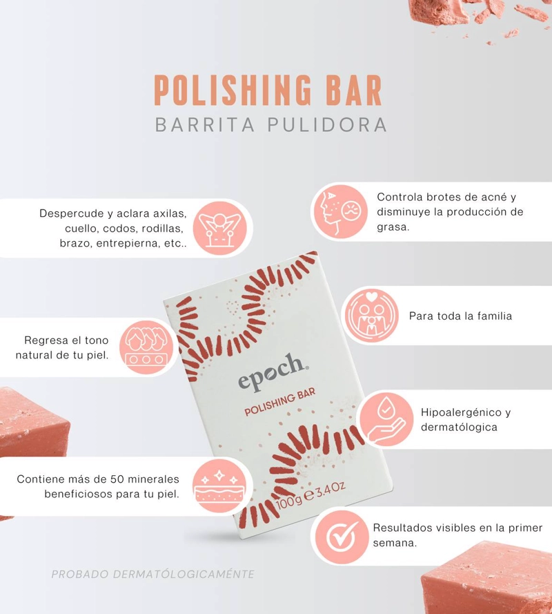 EPOCH POLISHING BARRA EXFOLIANTE (PACK 2 UNID) - NU SKIN - USA!!!!PARA UNA PIEL SIN MANCHAS NI ACNE. - 7