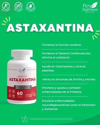 ASTAXANTINA  - ANTIOXIDANTE # 1 EN EL MUNDO - 2