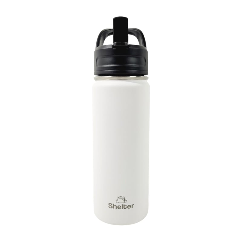 TAZA SHELTER H18A ACERO INOXIDABLE 532 ML SPORT BOTTLE WHITE 18OZ - 3