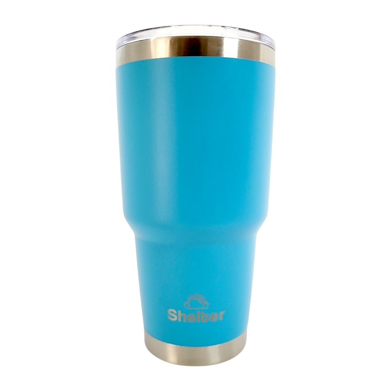 TAZA SHELTER Q30A ACERO INOXIDABLE 887ML CUP SKY BLUE 30OZ - 1