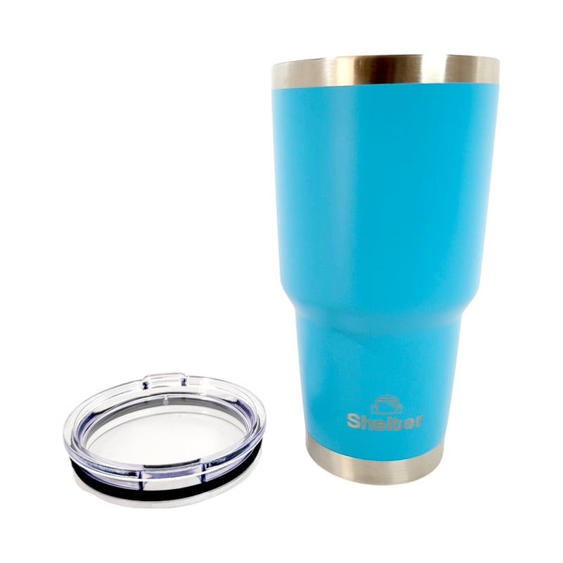 TAZA SHELTER Q30A ACERO INOXIDABLE 887ML CUP SKY BLUE 30OZ - 4
