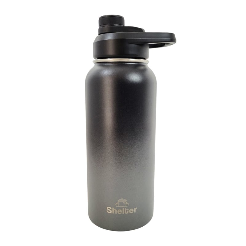 TAZA SHELTER H32A ACERO INOXIDABLE 946ML SPORT BOTTLE GRADIENT BLACK 32OZ - 1