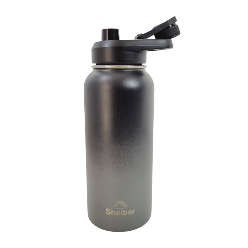 TAZA SHELTER H32A ACERO INOXIDABLE 946ML SPORT BOTTLE GRADIENT BLACK 32OZ - 4