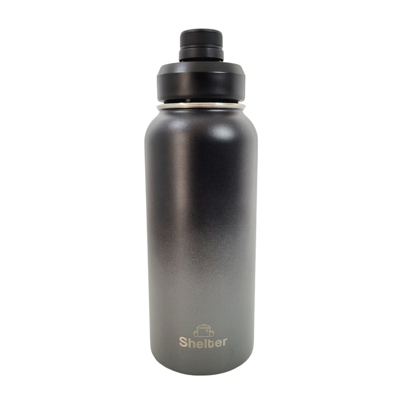TAZA SHELTER H32A ACERO INOXIDABLE 946ML SPORT BOTTLE GRADIENT BLACK 32OZ - 6
