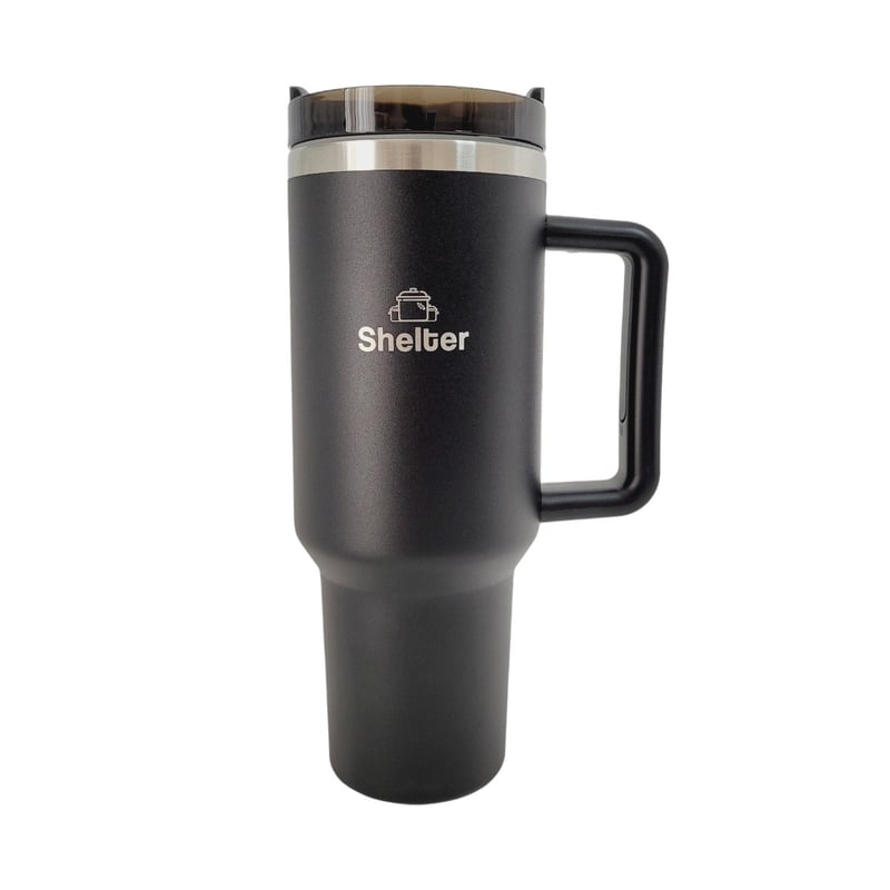 TAZA SHELTER Q40A ACERO INOXIDABLE PRO CUP BLACK - 1