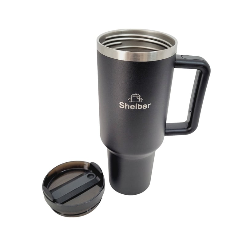 TAZA SHELTER Q40A ACERO INOXIDABLE PRO CUP BLACK - 2