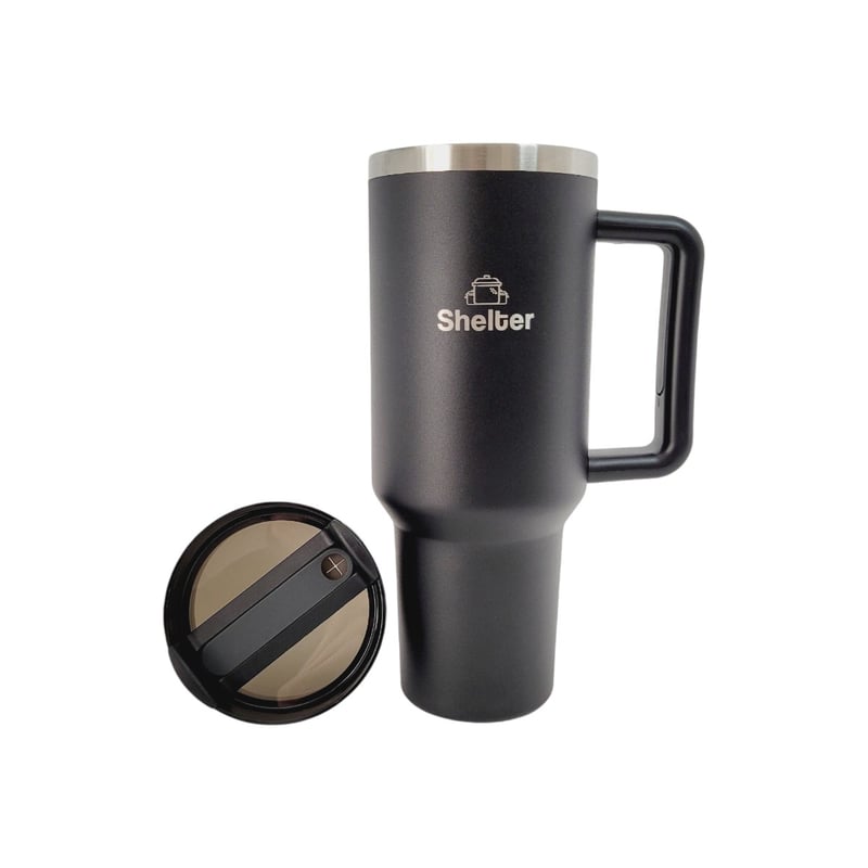 TAZA SHELTER Q40A ACERO INOXIDABLE PRO CUP BLACK - 6