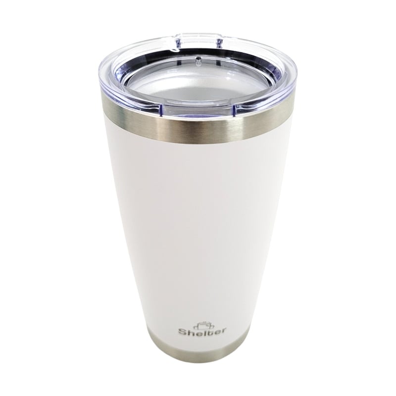 TAZA SHELTER Q20A ACERO INOXIDABLE 590ML TUMBLER WHITE 20OZ - 3